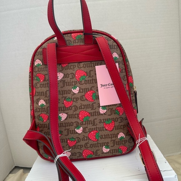 Juicy Couture Brown Backpack with Strawberry Accents main image 5